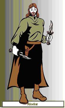 Aladar: gypsy rogue and knife fighter