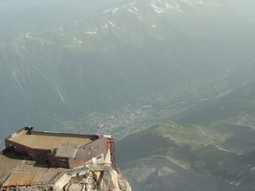 Chamonix, below Observation Deck